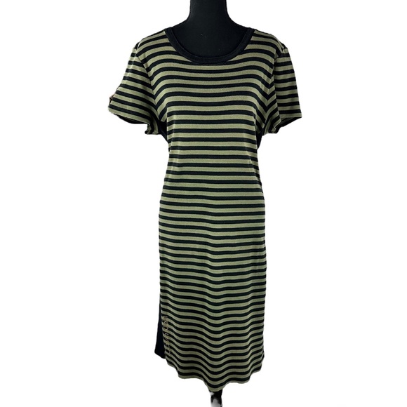 Calvin Klein Dresses & Skirts - Calvin Klein X-LARGE Striped Short Sleeve Shift Dress